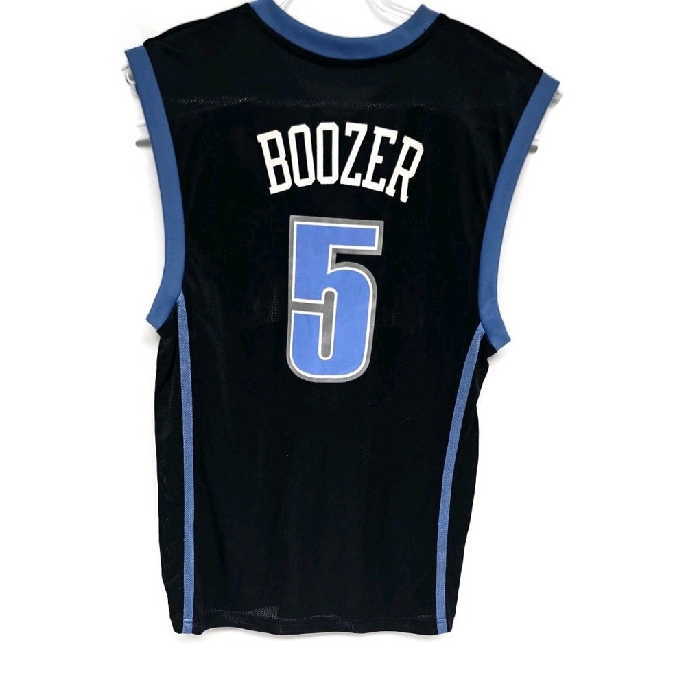 Adidas NBA Utah Jazz Carlos Boozer 5 Jersey Mens Medium Navy Blue Basketball